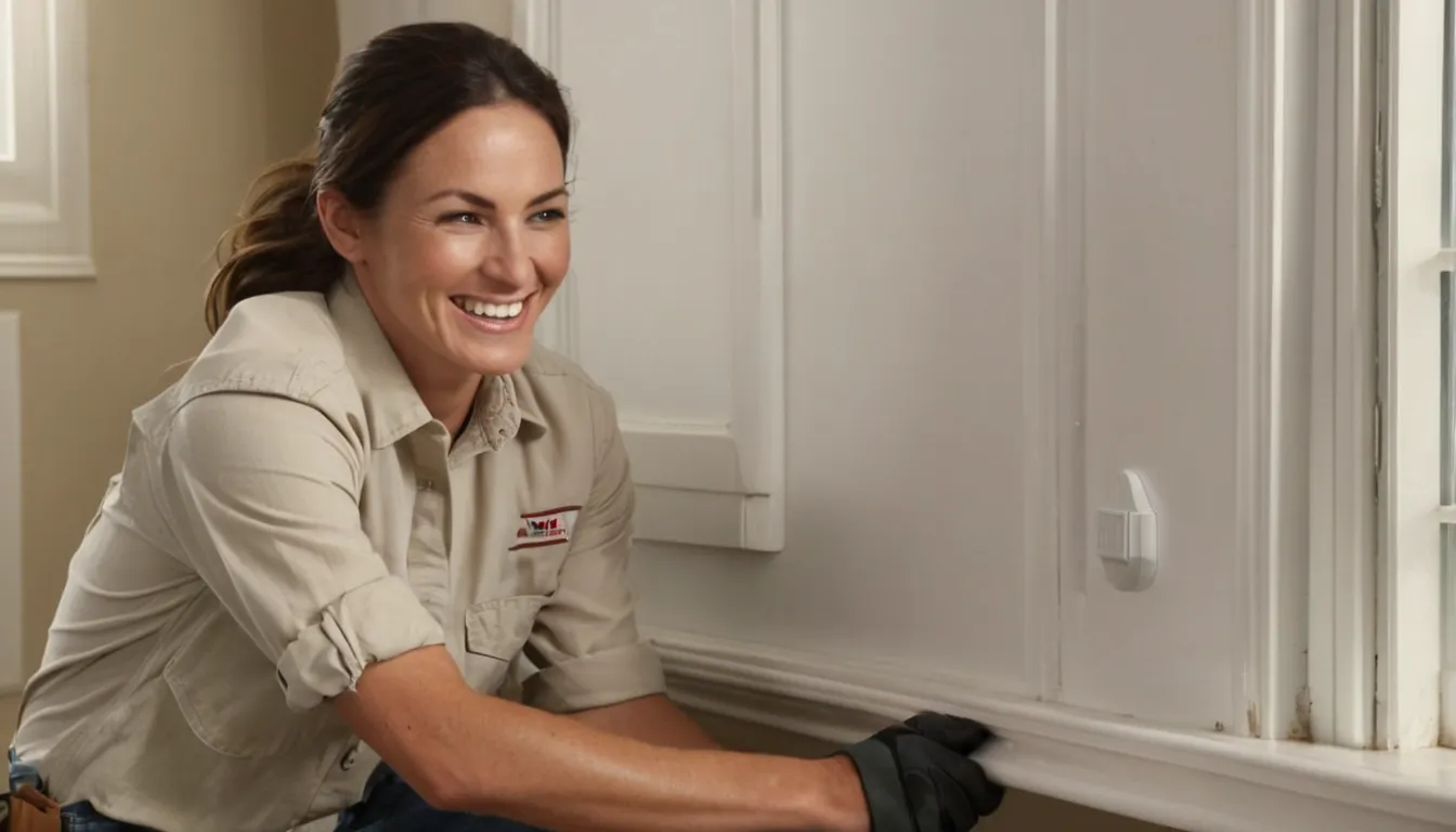 Friendly pest control provider talking with a homeowner in a bright kitchen in Crestwood